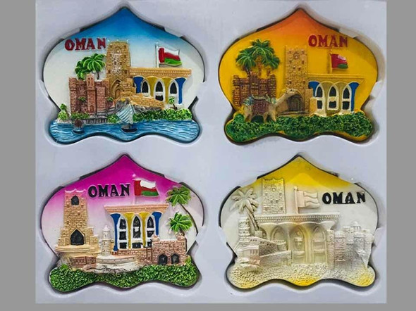 Luxury Traditional Design Oman Fridge Magnet Omani Premium Design Showcase