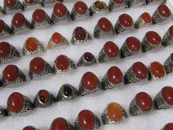 Handcrafted Artisan Assorted synthetic Red Agate Lifestyle Visual