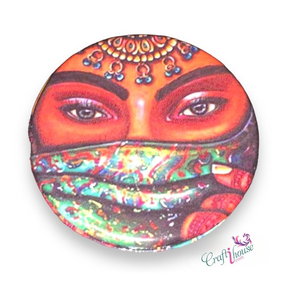 Arabian Lady Pattern Stainless Steel | Artisan Home Decor | Unique Middle Eastern Piece - Luxury Handcrafted Art Craftihouse Dubai