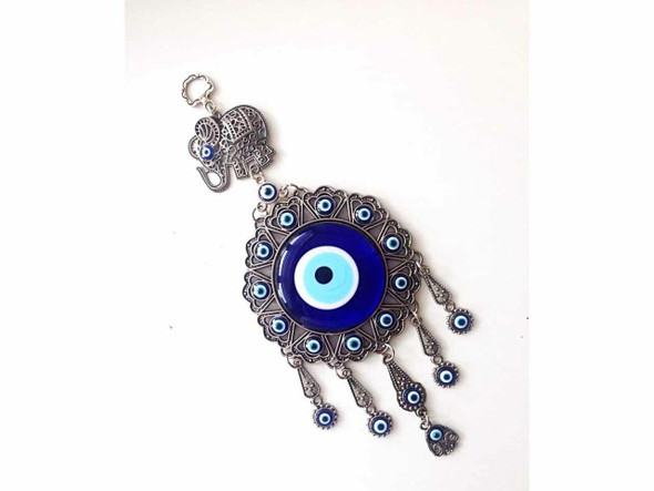 Evil Eye Wall Hanging - | Luxury Heritage Gift & Cultural Souvenir - Luxury Handcrafted Art Craftihouse Dubai