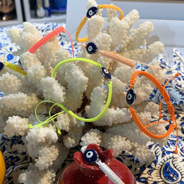 Assorted String Bracelet | Boutique Nazar Wall Hanging | Spiritual Heritage Decor - Luxury Handcrafted Art Craftihouse Dubai
