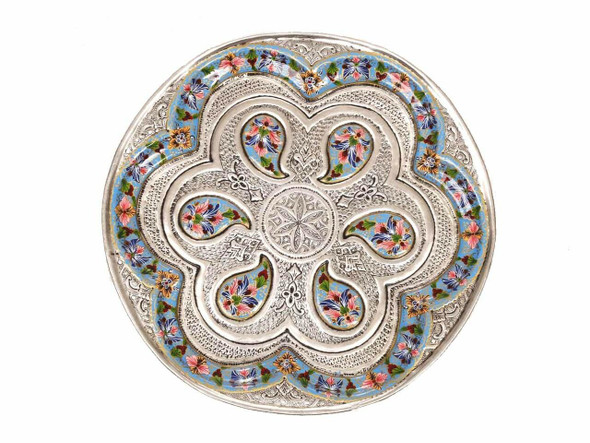 Luxury Enamel Engraved Tea Tray Premium Design Showcase