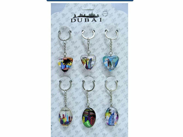 Glass Key Chain Set Of | Premium Handcrafted Memento | High-end Gift - Luxury Handcrafted Art Craftihouse Dubai