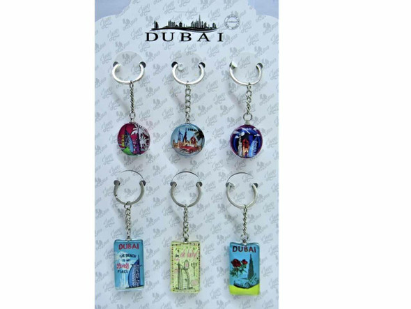 Glass Key Chain Set Of | Artisan Home Decor | Unique Middle Eastern Piece - Luxury Handcrafted Art Craftihouse Dubai
