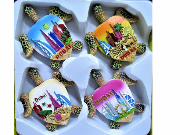 4pcs Turtle Dubai Resin Home Decor Memento | Sophisticated Middle Eastern Art | Crafted In Dubai - Luxury Handcrafted Art Craftihouse Dubai