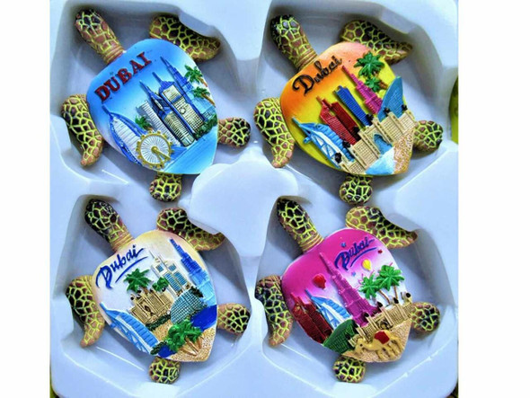 4pcs Turtle Dubai Resin Home Decor Memento | Sophisticated Middle Eastern Art | Crafted In Dubai - Luxury Handcrafted Art Craftihouse Dubai