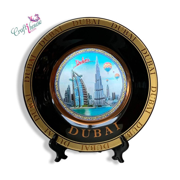 Plate Plate Gold Plated Plate | Premium Handcrafted Memento | High-end Gift - Luxury Handcrafted Art Craftihouse Dubai