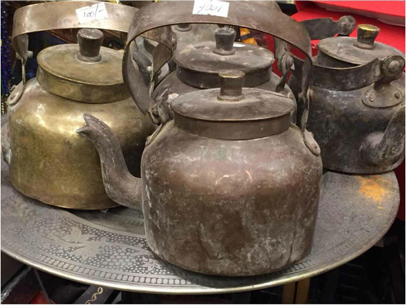 Vintage Tea Pot Vintage Tea Kettle Vintage Kettle Old Pot | High-end Boutique Souvenir | Crafted In Dubai - Luxury Handcrafted Art Craftihouse Dubai