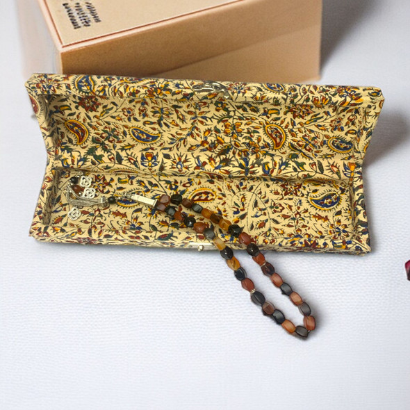 Exclusive Handmade Agate 33 Beads Tasbeeh with Box Fine Craftsmanship Detail