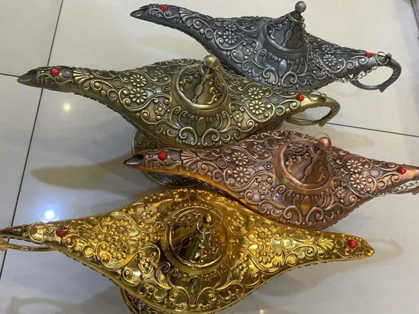 Set Of 4pcs Magic Lamp | Luxury Heritage Gift & Cultural Souvenir - Luxury Handcrafted Art Craftihouse Dubai