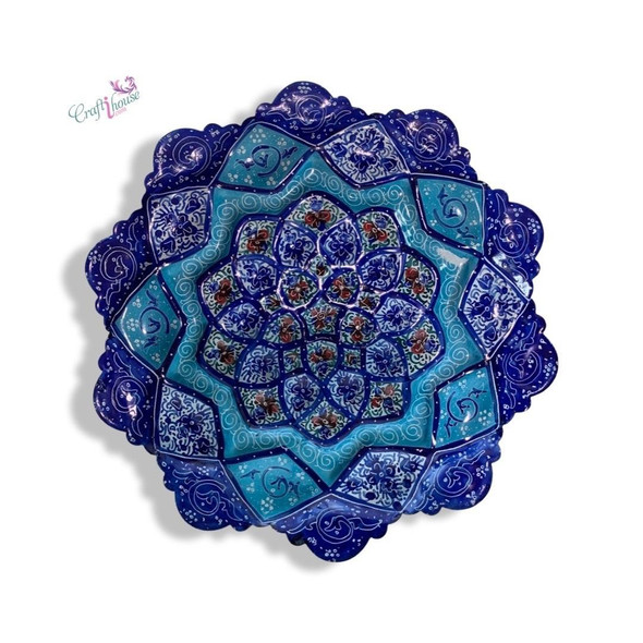 Luxury Persian painting on copper Enamel Premium Design Showcase