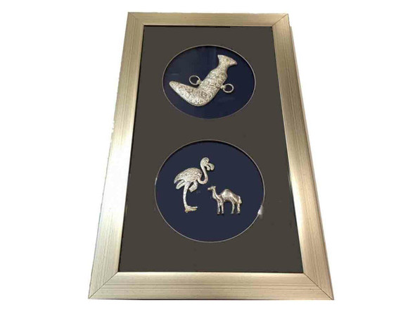 Luxury Silver Metal Silver Camel And Premium Design Showcase