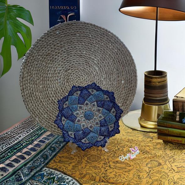 Exclusive Copper Wall Plate Hand Fine Craftsmanship Detail