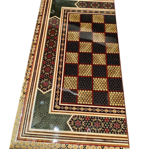 Exclusive Handmade Luxury Backgammon & Chess Board Fine Craftsmanship Detail