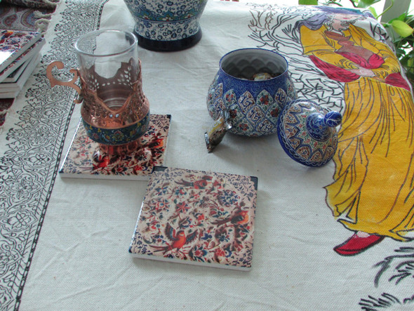 Exclusive Uae Uae Bird Flower Tea Fine Craftsmanship Detail