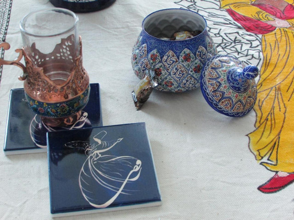 Sama Dance Coaster Rumi | Premium Handcrafted Memento | High-end Gift - Luxury Handcrafted Art Craftihouse Dubai