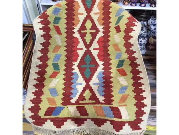 Awesome Handmade Handmade Kilim 95x64 Cm | Luxury Heritage Decor & Unique Artisan Piece - Luxury Handcrafted Art Craftihouse Dubai
