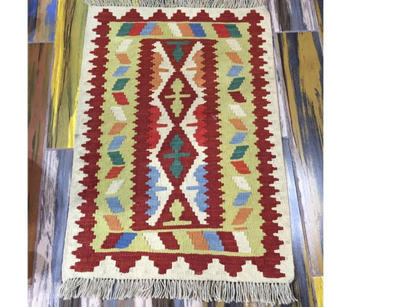 Exclusive Awesome Handmade Handmade Kilim 95x64 Cm Fine Craftsmanship Detail