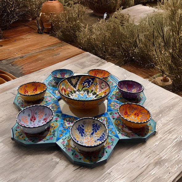 Luxury Handcrafted colorful Haftseen Set Premium Design Showcase