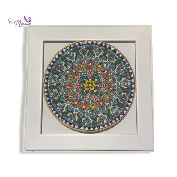 Premium Hand Painted Earthenware Plate – Handcrafted Art - Luxury Handcrafted Art Craftihouse Dubai