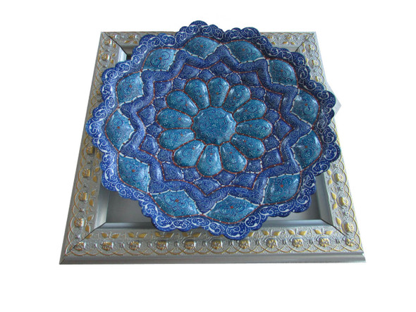 Luxury Minakari Copper Plate Minakari Premium Design Showcase