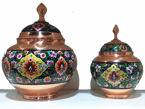 Exclusive Artisan 2pcs apple shape copper Fine Craftsmanship Detail