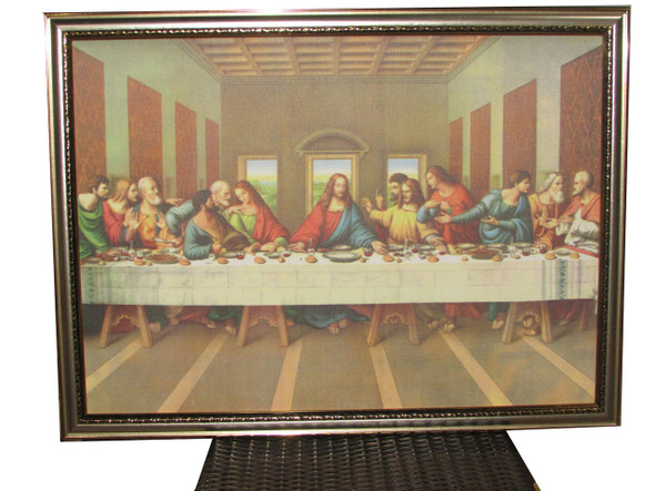 A professional product presentation of the Last Supper canvas print from a premier UAE art, gift, and home decor supplier.
