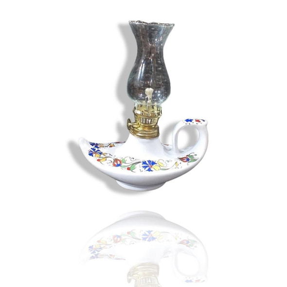 Premium Handmade Ceramic aladdin lamp – Handcrafted Art - Luxury Handcrafted Art Craftihouse Dubai