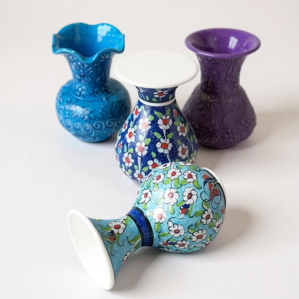 Luxury Assorted Handmade Turkish Ceramic Vase Premium Design Showcase