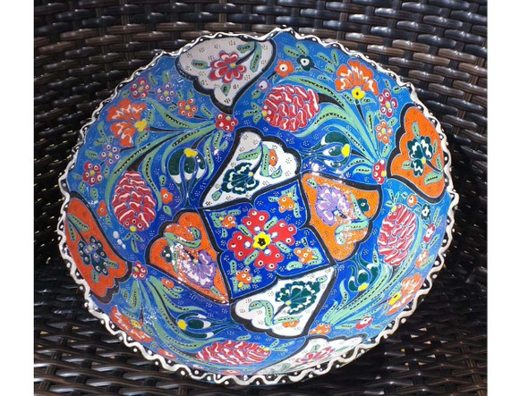 Luxury Handcrafted Cute ceramic fruit serving bowl 25 cm Premium Design Showcase