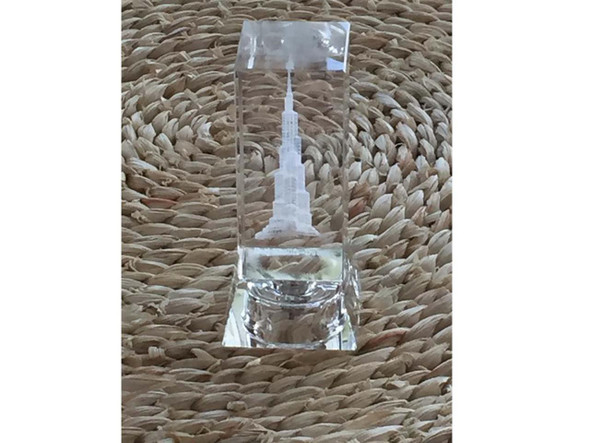 Crystal State Of Burj Khalifa | Luxury Heritage Gift & Cultural Souvenir - Luxury Handcrafted Art Craftihouse Dubai