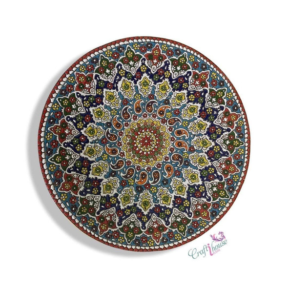 Handcrafted Wall decor plate | Premium Luxury Decor - Luxury Handcrafted Art Craftihouse Dubai