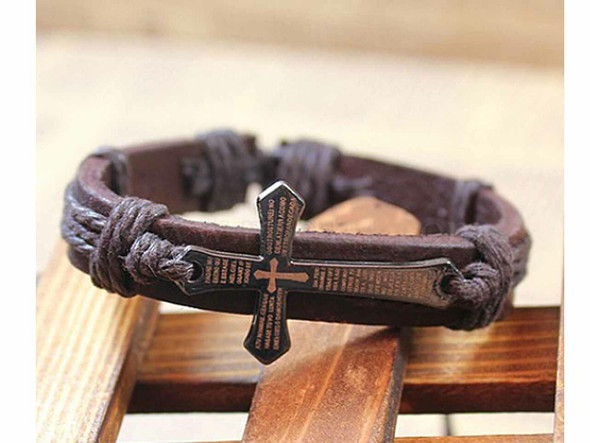 Exclusive Artisan Adjustable Iron Braided Leather Fine Craftsmanship Detail