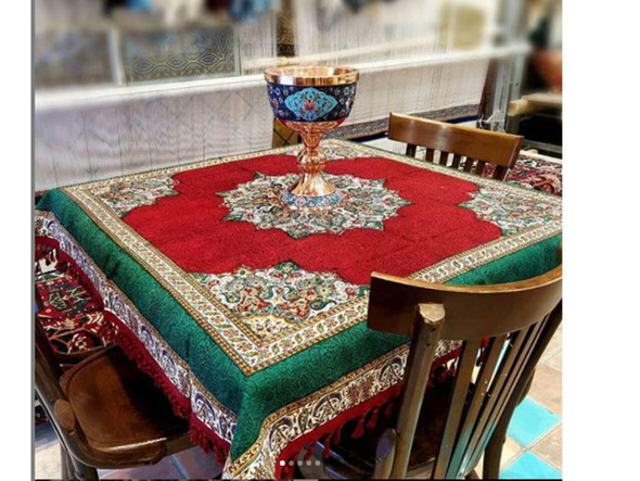 Luxury Artisan Stunning shape cotton table Premium Design Showcase