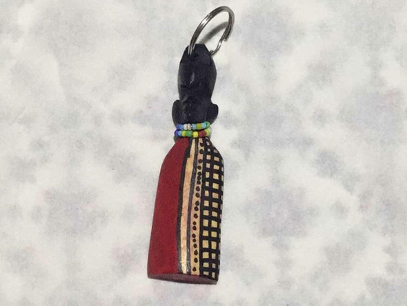 Hand Carved Wooden Key Chain | Authentic Wildlife Inspired Keyring | Artisan Souvenir - Luxury Handcrafted Art Craftihouse Dubai