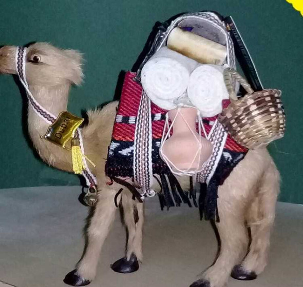 Alwadi Camel Camel With Nature | Artisan Home Decor | Unique Middle Eastern Piece - Luxury Handcrafted Art Craftihouse Dubai