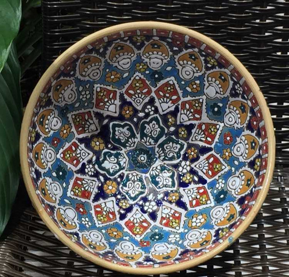 Handcrafted Fruit Serving bowl 20cm | Premium Luxury Decor - Luxury Handcrafted Art Craftihouse Dubai