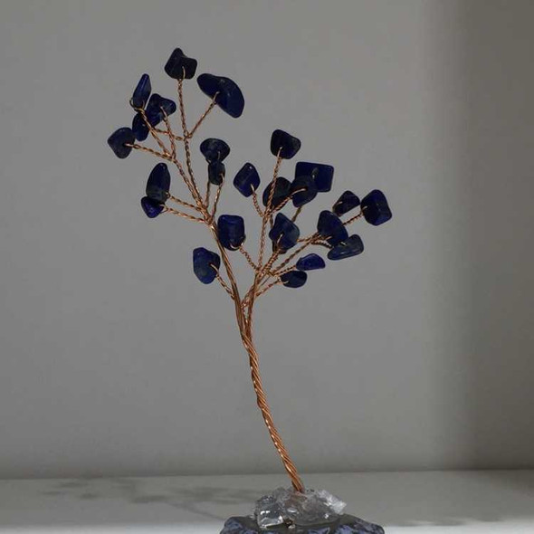 Luxury Artisan gemstone tree lapis stone Premium Design Showcase