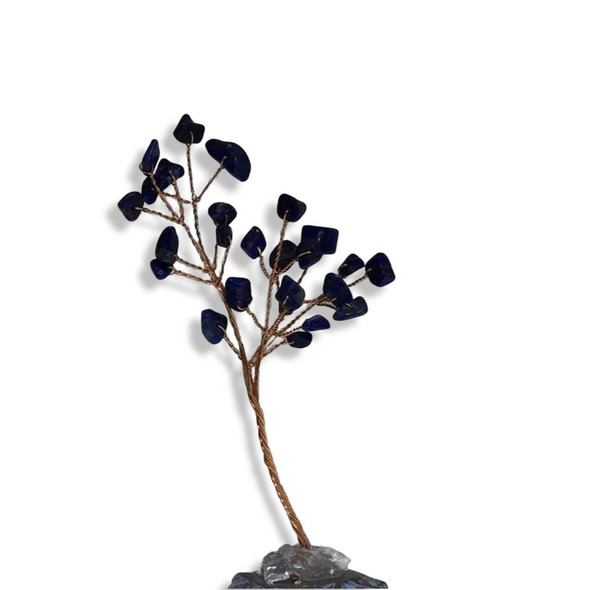 Exclusive Artisan gemstone tree lapis stone Fine Craftsmanship Detail