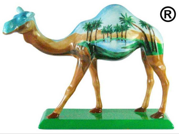 Exclusive Stunning Hand Painted Ceramic Camel Fine Craftsmanship Detail