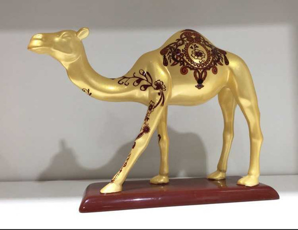 Lovely Hand Painted Ceramic Camel | Premium Handcrafted Memento | High-end Gift - Luxury Handcrafted Art Craftihouse Dubai