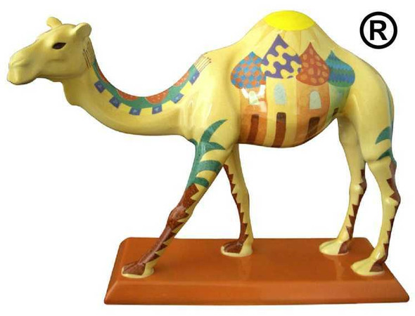 Exclusive Camel Desert Camel Hand Painted Fine Craftsmanship Detail