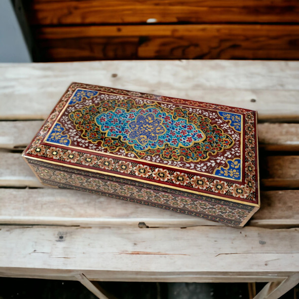 Exclusive Hand Painted Wooden A Fine Craftsmanship Detail