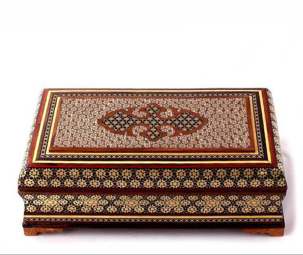 Exclusive Khatamkari inlaid storage wooden Fine Craftsmanship Detail