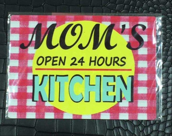 Luxury Moms 24 Hours Open Kitchen Metal 16x10cm Premium Design Showcase