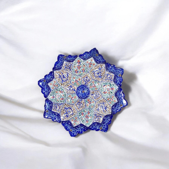 Exclusive Minakari Plate 16 Cm Fine Craftsmanship Detail