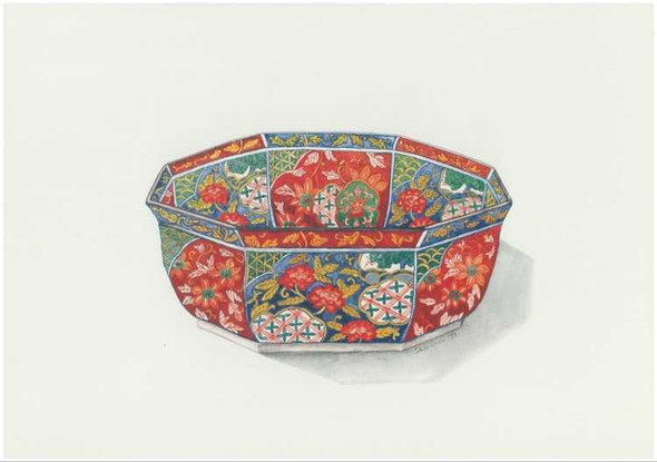 Luxury Chiness Pot Painting Limited Edition Print Premium Design Showcase
