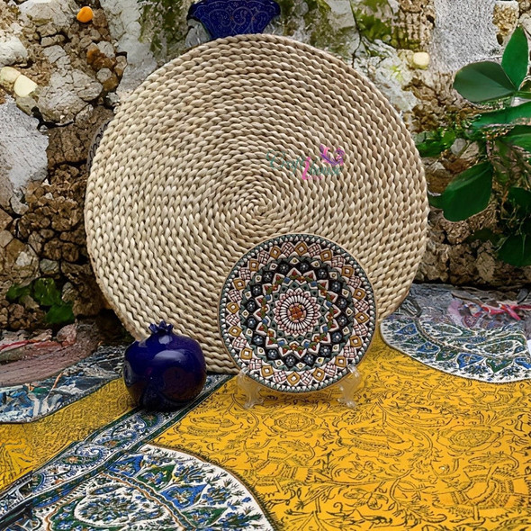 Luxury Handcrafted Pottery Plate Premium Design Showcase