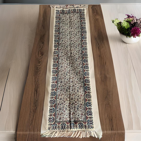 Exclusive Artisan Floral pattern ghalamkari cotton Fine Craftsmanship Detail