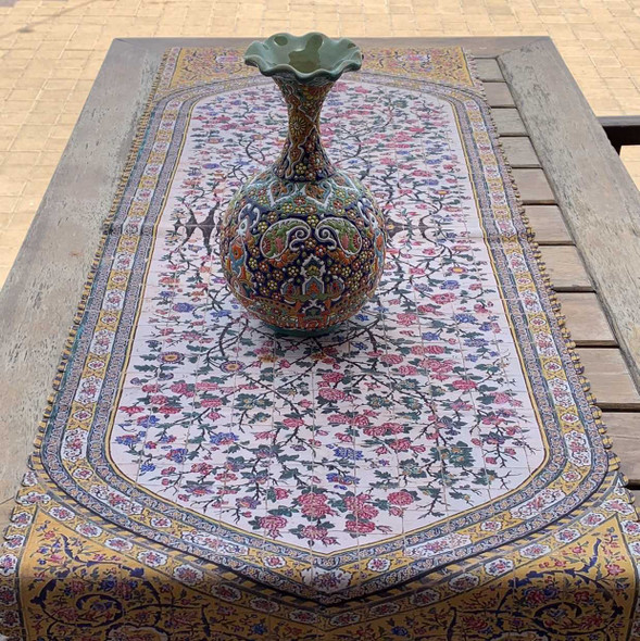 Exclusive Artisan Cute table runner 130x50 Fine Craftsmanship Detail